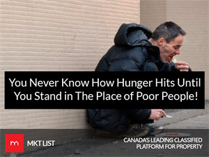 You Never Know How Hunger Hits Until You Stand in The Place of Poor People!